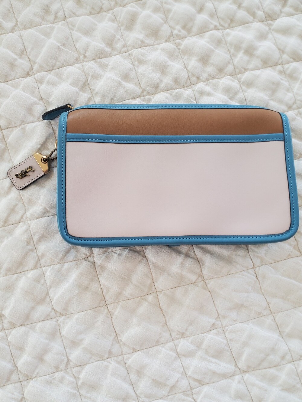 Coach Britt Wristlet In Colorblock